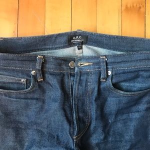 APC New standard Raw Denim Jeans Indigo